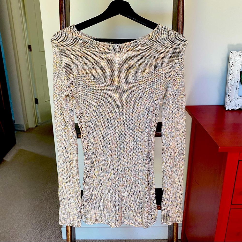 Theory: Knit Multicolor Sweater Petite